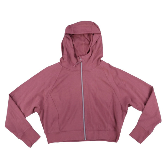 Calvin Klein Womens Cropped Hoodie Full Zip Sweatshirt Color: Sedona Size XL New - Picture 2 of 9